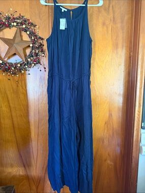 Maurices Navy Blue Sleeveless Jumpsuit